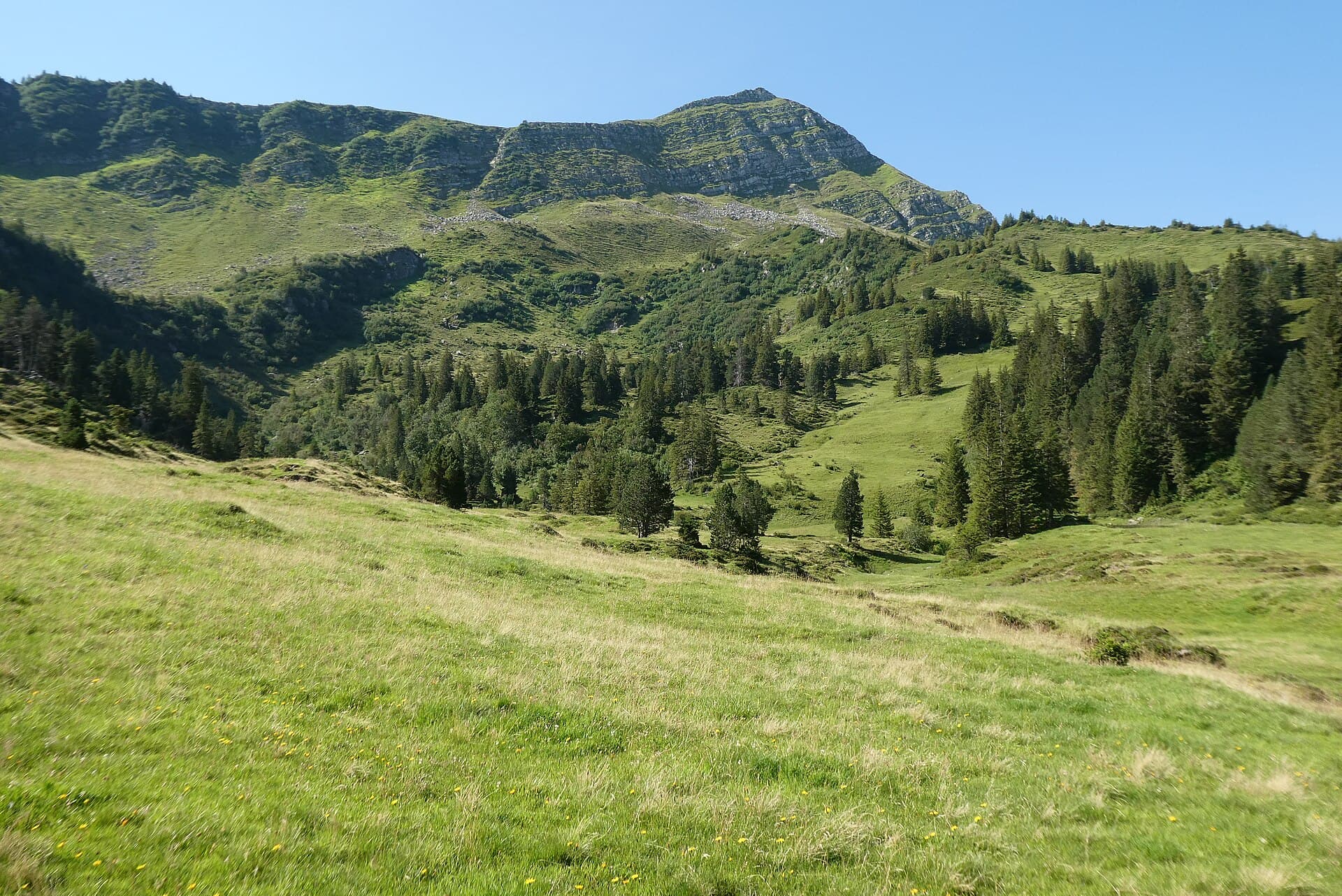 Switzerland landscape: Fürstein Wasserfallen