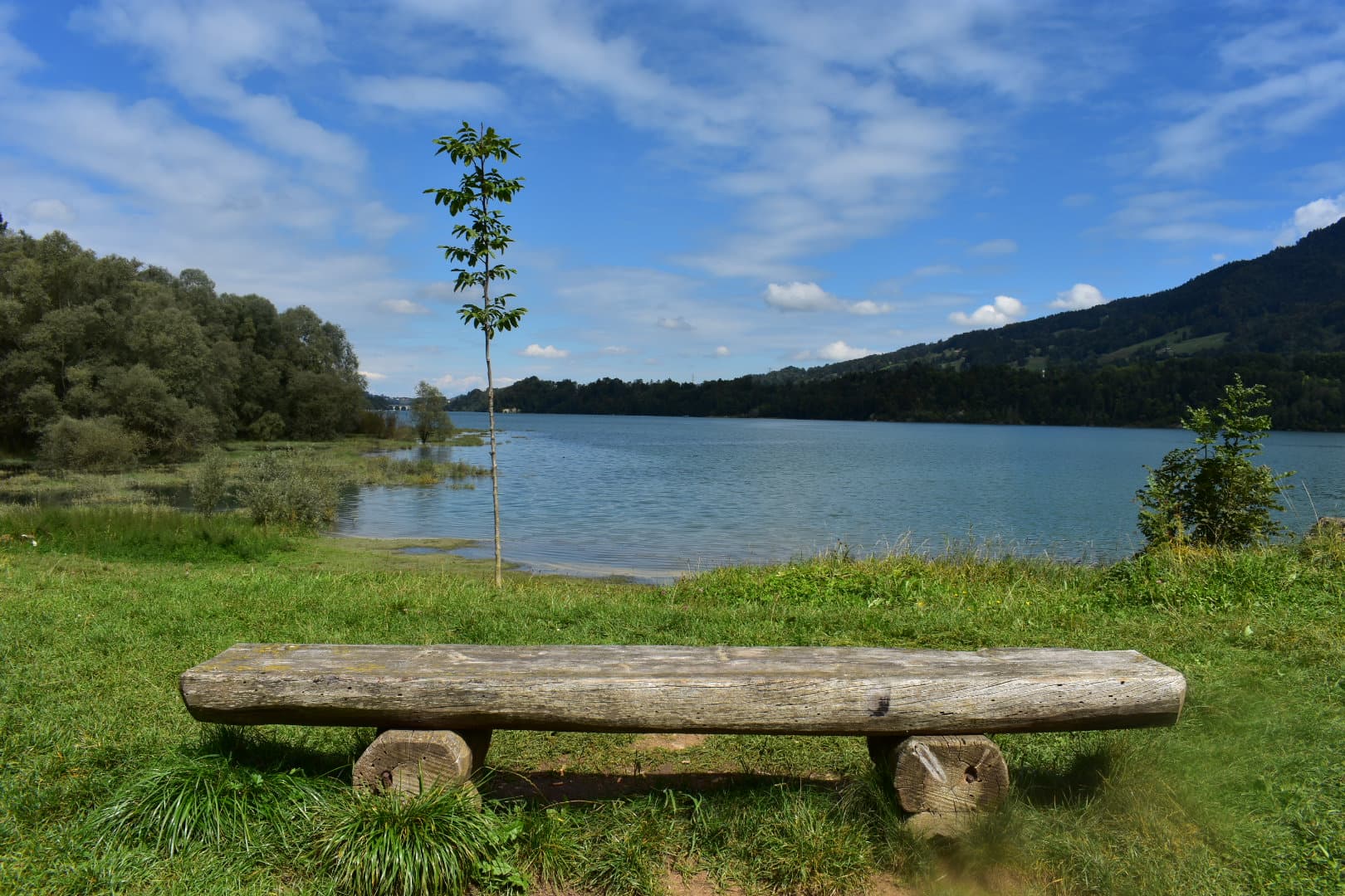 Switzerland landscape: Morlon Plage